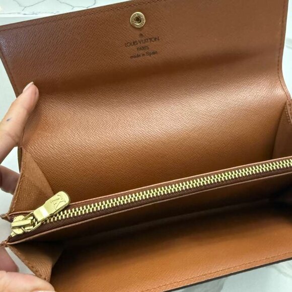 Louis Vuitton Monogram Wallet Flap Coated Canvas Excellent Condition - Picture 7 of 7